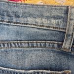 Current/Elliott Current Elliott Distressed Paint Splatter Low Rise Zip Fly Skinny Jeans Photo 4