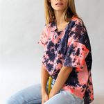 100% cotton Tie Dye Sunset Tee by Cali Dreaming Photo 0
