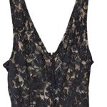 Maurice's 90’s Y2K Black Lace Over Leopard Print Dress 11/12 Fit N Flare Homecoming Dance Photo 5