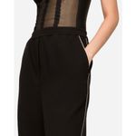 Dolce & Gabbana Kim Kardashian Straight Wool Pants Black Size EU40 Piping Runway Photo 5