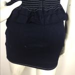 NBD  Denim Smocked Waist Halter Mini Dress Small Photo 14