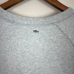 Misha Nonoo Memphis Sweatshirt Womens XXL Gray Black Combo Cropped Raglan Sleeve Photo 6