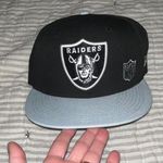 New Era Cap Raiders New Era Blackletter Arch 9Fifty Snapback hat Photo 0
