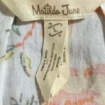Matilda Jane  size large floral print half sleeve Sunday adventure begins dress Photo 5