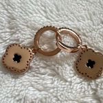 Real Solid 925 Silver Round CZ Hoop Earrings Jewelery For Women Ear Wedding Photo 3