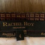 Rachel Roy  Dress Pant Shimmer Thread Olive Wool Size 4 Photo 5