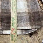 Banana Republic  Brown Plaid Long Sleeve Button Down Shirt‎ Jacket XL Shacket Photo 9