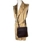 Chocolate Brown Leather Crossbody Bag Quiet Luxury Artisan Made‎ in India Photo 2