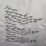 Handmade Tortured Poets I Love You It's Ruining My Life Tote Bag Black Photo 1