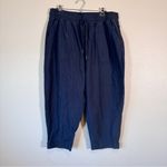 Athleta  Black Cropped Jogger Sweatpants Womens 1X Casual Athleisure Gorpcore Photo 13