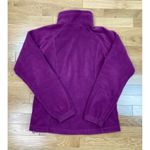 Columbia Sportswear Co Pullover Fleece Jacket Womens M Purple 1/4 Zip Activewear Photo 4