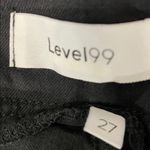 Level 99 BETTE SEAMED PANT Bold Black Crop Leg Trousers Size 27 Photo 4