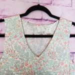 Joie  100% LINEN TIERED PALE FLORAL NATURE PRINTED TANK DRESS S NWT Photo 2