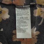 Susan Graver  Shirt Floral Mock Neck Dark Floral Flowers‎ Casual Autumnal Fall XS Photo 6