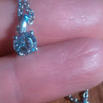 Genuine Swarovski Crystal Sterling Silver Pendant Stainless Steel Necklace Photo 0