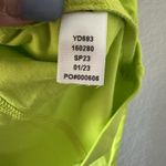 NWT CARBON38 Colorblock‎ Run Top in Melt Acid Lime Size XS Super Soft Neon Green Photo 10