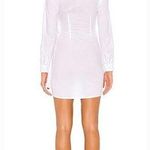 superdown Sophie Draped Mini Dress in White Small Photo 1