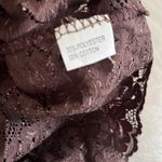 Y2k Lace Brown Bra Built In Stretchy Cami Photo 4