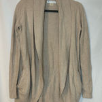 Barefoot Dreams CozyChic Lite Circle Lounge Cardigan in Taupe Size XS/S Photo 0