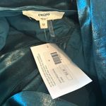 Entro NWT  Bow Front Metallic Green Dress Sz M Photo 8