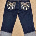 Baby Phat NWOT  dark denim Jean capris. Sz 5 Photo 1