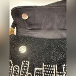 Viral Made In India New York City Black Skyline Beaded Bag With Charms NWT Photo 11