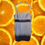 Nischelle 2 Piece Dress Suit with Sleeveless Dress Beaded Flower Top‎ Size 16 Black Photo 2