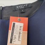 Beulah  navy dress with red rose - size L Photo 2