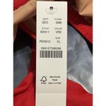 J.Crew NWT Heritage Scoopneck Bikini Top BX611 Bright Cerise Red Womens Size XL Photo 7