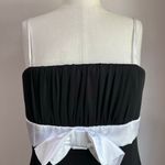 Star Vixen Y2K Black Dress with White Bow Asymmetrical Hem Size 1X Photo 3