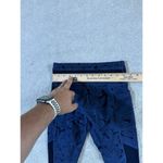 Athleta Women's Tropical Excursion Palm Tree Graphic Print Blue Jogger Leggings Photo 3