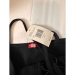 Guess  Black Lace-Up Bodysuit Size M Photo 9