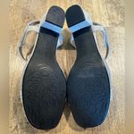 David Tate Womens Rain Faux Suede Square Toe Dress Sandals Size 10 Gray Photo 3