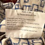 Piazza Sempione  Geometric Blue and Cream pants Photo 11