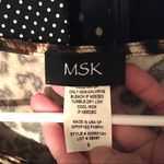 MSK sleeveless leopard print maxi dress S Brown Photo 4