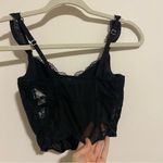Gilly Hicks  Black Lace Corset Top size Small Photo 3