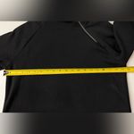 Athleta  Women Cozy Karma Asym Sweatshirt Dress Black Thumbholes Warm Soft S Photo 5