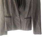Antonio Melani Antonio‎ Melani Women's Size 4 Black Tweed One Button Suit Blazer Jacket Photo 2