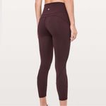Lululemon In Movement 7/8 Tight *Everlux 25" Plum Shadow W5BPGS Photo 1