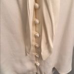 Reformation  Joelle Tie Neck Button-Up Blouse Top Size Small Photo 3