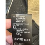 The Kooples Dress Womens Size 36 Sport Zip Front Short Sleeve Leather Contrast Photo 8