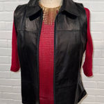 wilson's leather  Black Sleeveless Vest Photo 0