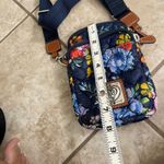 Brighton Kora Mini Utility Bag crossbody floral Heart to Heart prnt EUC U426640 Photo 7