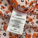 Mario Serrani  pink and red floral tunic top. Photo 6