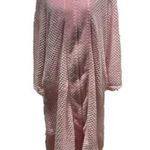 Celestial Dreams Pink Soft Cozy Waffle Plush Robe Zip Front Pkts Sz L EUC Size L Photo 1