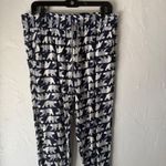 Aerie  Lounge Pants White Polar Bear‎ Print Elastic Waist Casual Joggers Large Photo 1