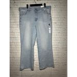 American Eagle NWT Kick Boot Crop Jeans Light Wash Bootcut Stretch Size 20 Photo 3