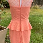Forever 21 peplum waist coral peach color sleeveless dress Photo 2