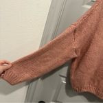 Divided  H&M Pink/Orange Knit Turtleneck Pullover Sweater size M Photo 3