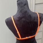 Color block bikini top woman’s size small (orange,pink, aqua color block) Orange Photo 8